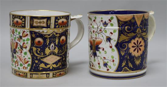 Two Derby large mugs